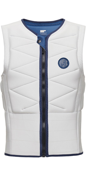 2025 Mystic Mens Outlaw Front Zip Impact Vest 35005.230225 - Off White